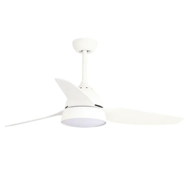 Ventilador de techo Mimax Brisa blanco luz LED 132 cm