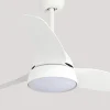 Ventilador de techo Mimax Brisa blanco luz LED 132 cm