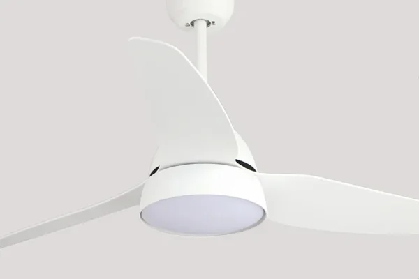 Ventilador de techo Mimax Brisa blanco luz LED 132 cm