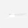 Ventilador de techo Mimax Cierzo blanco luz LED 132 cm