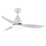Ventilador de techo Mimax Kona blanco luz LED 116 cm