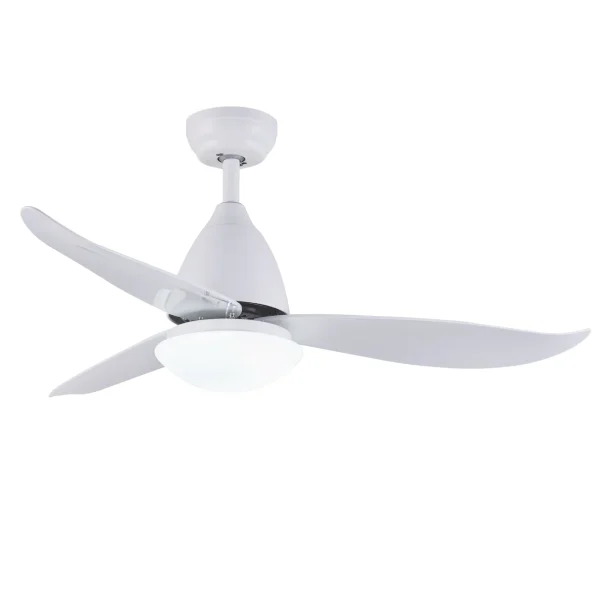 Ventilador de techo Mimax Kona blanco luz LED 116 cm