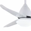 Ventilador de techo Mimax Kona blanco luz LED 116 cm