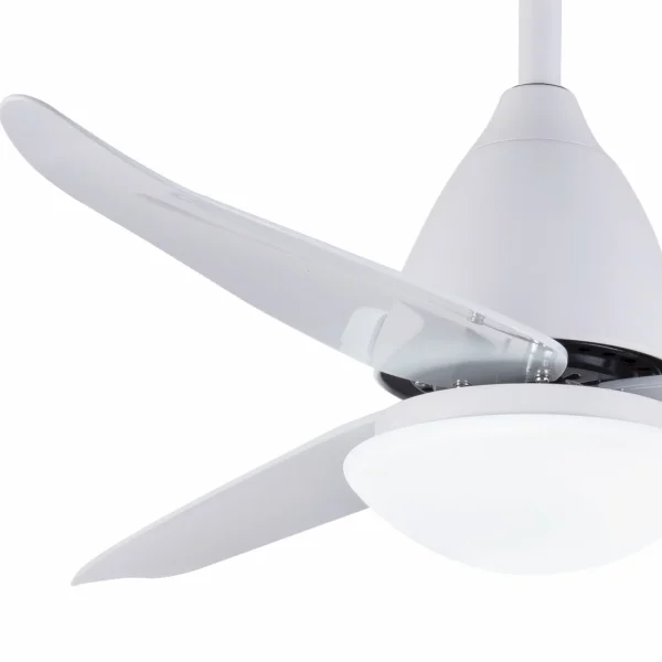 Ventilador de techo Mimax Kona blanco luz LED 116 cm