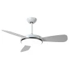 Ventilador de techo Mimax Leste blanco luz LED 107 cm