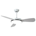 Ventilador de techo Mimax Leste blanco luz LED 107 cm