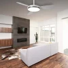 Ventilador de techo Mimax Leste blanco luz LED 107 cm