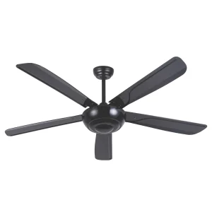 Ventilador de techo Mimax Monsoon negro Sin luz 142 cm