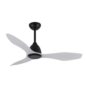 Ventilador de techo Mimax Taku negro Plata Sin luz 122 cm