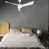 Ventilador de techo Mimax Tornado blanco luz LED 132 cm