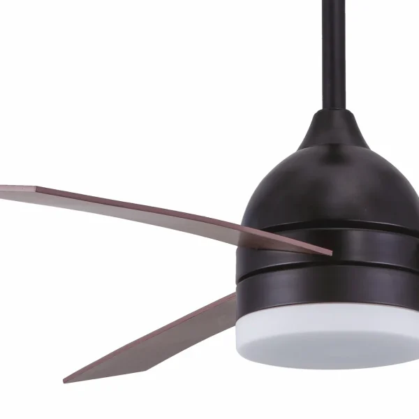 Ventilador de techo Mimax Tramuntana marrón LED 132 cm