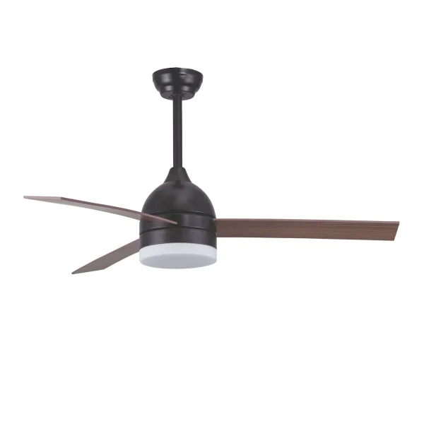 Ventilador de techo Mimax Tramuntana marrón LED 132 cm