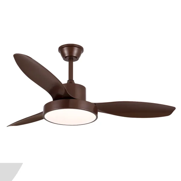 Ventilador de techo P&B Celeste XL marrón LED 120 cm