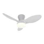 Ventilador de techo P&B Emily S blanco LED 80 cm