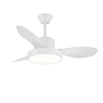 Ventilador de techo P&B Ginna S blanco madera LED 97 cm