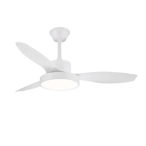 Ventilador de techo P&B Ginna XL blanco madera LED 120 cm
