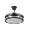 Ventilador retráctil Abrila Esparta Mini negro luz LED 40-91 cm