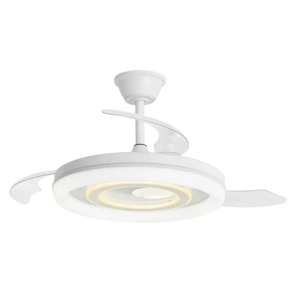 ventilador-techo-retractil-alemar-bribon-led-motor-dc-3-aspas-blanco-16023 Ventilador retráctil Alemar Bribon blanco luz LED 48-106 cm