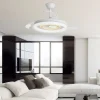 ventilador-techo-retractil-alemar-bribon-led-motor-dc-mando-blanco-16023 Ventilador retráctil Alemar Bribon blanco luz LED 48-106 cm
