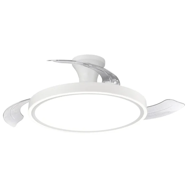 ventilador-techo-retractil-alemar-kuper-led-motor-dc-3-aspas-blanco-16029 Ventilador retráctil Alemar Kuper blanco luz LED 40-88 cm