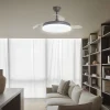 Ventilador de techo retractil malta de Alemar con luz LED y motor DC
