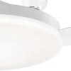 Ventilador retráctil Alemar Malta Mini café luz LED 40-91 cm