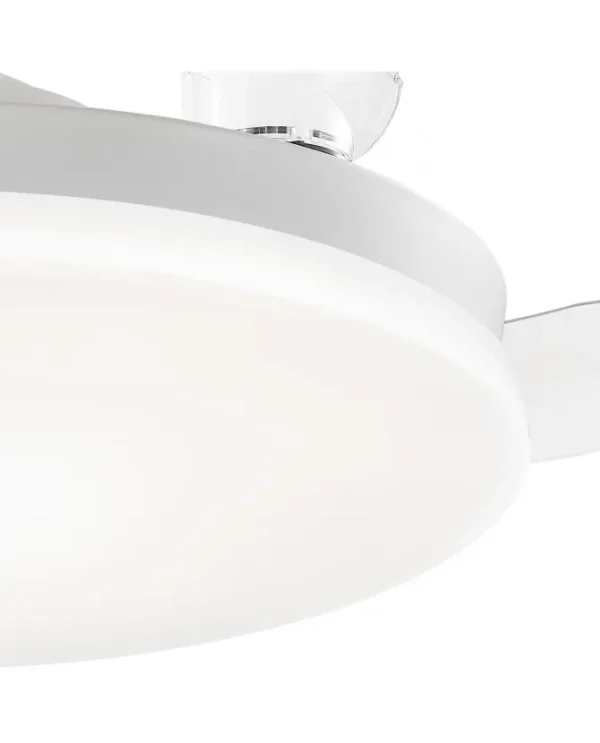 Ventilador retráctil Alemar Malta Mini café luz LED 40-91 cm