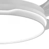Ventilador retráctil Alemar Nelo blanco luz LED 50-107 cm