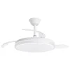 Ventilador retráctil Alemar Nova blanco luz LED 50-107 cm