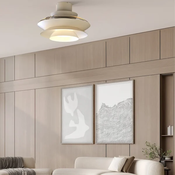 Ventilador retráctil Mantra Aconcagua Blanco Luz LED 50-106 cm