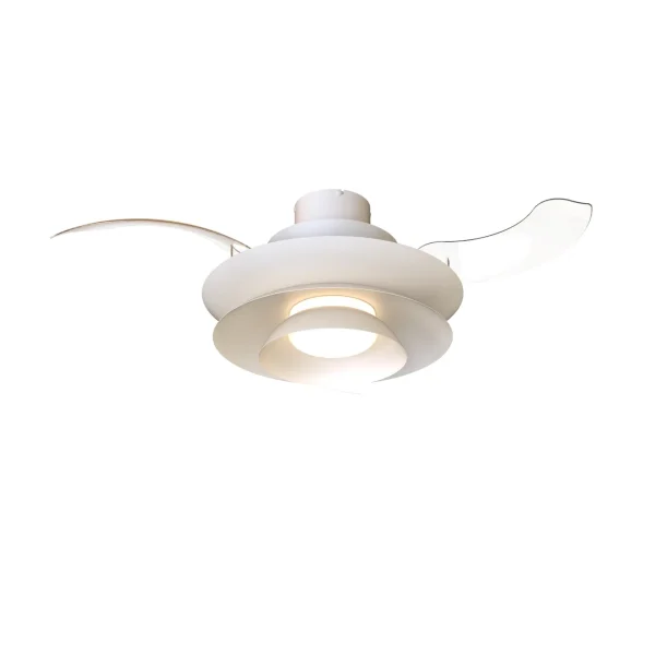 Ventilador retráctil Mantra Aconcagua Blanco Luz LED 50-106 cm