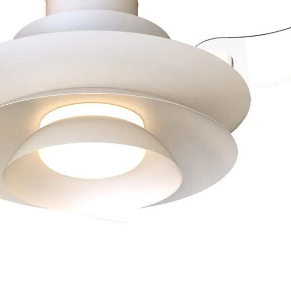 Ventilador retráctil Mantra Aconcagua Blanco Luz LED 50-106 cm