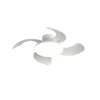 Ventilador retráctil Mantra Aloha II Blanco Luz LED 48,8-83 cm