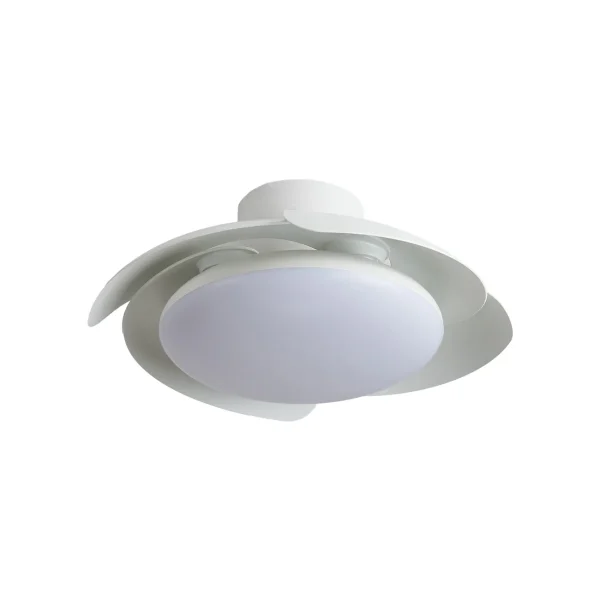 Ventilador retráctil Mantra Aloha II Blanco Luz LED 48,8-83 cm