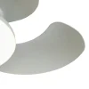 Ventilador retráctil Mantra Aloha II Blanco Luz LED 48,8-83 cm