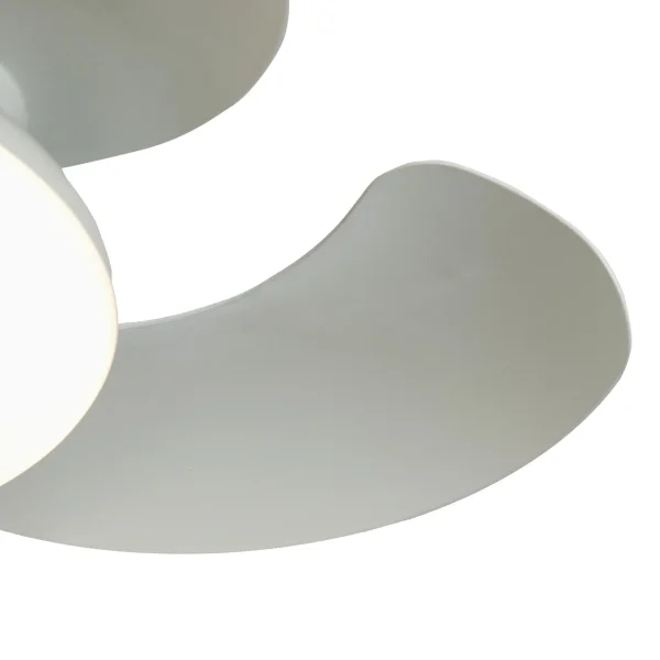 Ventilador retráctil Mantra Aloha II Blanco Luz LED 48,8-83 cm