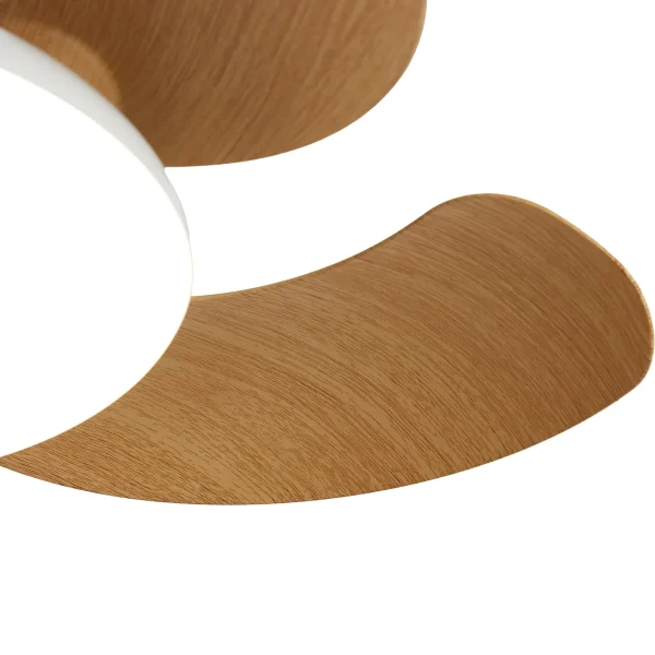 Ventilador retráctil Mantra Aloha II Blanco Luz LED 48,8-83 cm