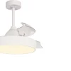 Ventilador retráctil Mantra Alaska MINI Blanco Luz LED 43-91 cm