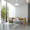 Ventilador retráctil Mantra Alaska MINI Blanco Luz LED 43-91 cm