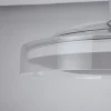 Ventilador retráctil Mantra Glass Fan S Blanco Luz LED 44-91 cm