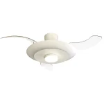 Ventilador retráctil Mantra Kyoto Blanco Luz LED 52-106 cm