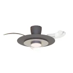 Ventilador retráctil Mantra Kyoto Marron Luz LED 52-106 cm