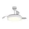 Ventilador retráctil Mantra Luna S Blanco Luz LED 42-91 cm