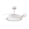 Ventilador retráctil Mantra Mistral Blanco Luz LED 51,5-106 cm