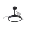 Ventilador retráctil Mantra Mistral MINI Negro Luz LED 45-91 cm