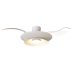 Ventilador retráctil Mantra Patagonia Blanco Luz LED 52-106 cm