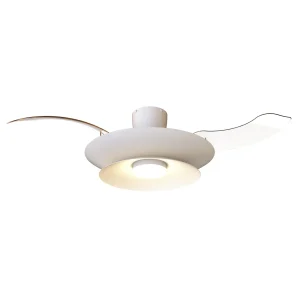 Ventilador retráctil Mantra Patagonia Blanco Luz LED 52-106 cm