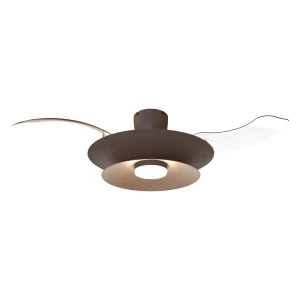 Ventilador retráctil Mantra Patagonia Marron Luz LED 52-106 cm
