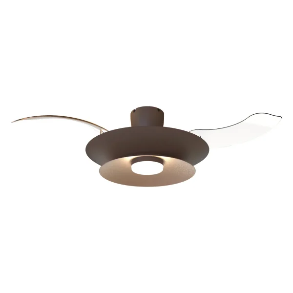 Ventilador retráctil Mantra Patagonia Marron Luz LED 52-106 cm