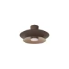 Ventilador retráctil Mantra Patagonia Marron Luz LED 52-106 cm